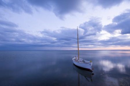 ship in a calm sea